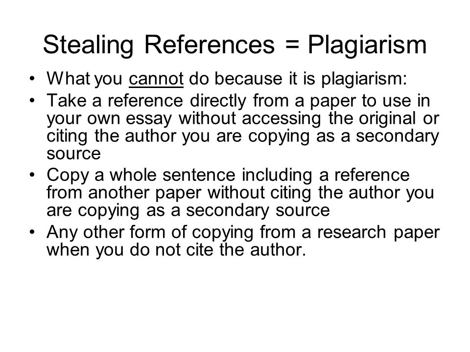 How to write an essay on plagiarism